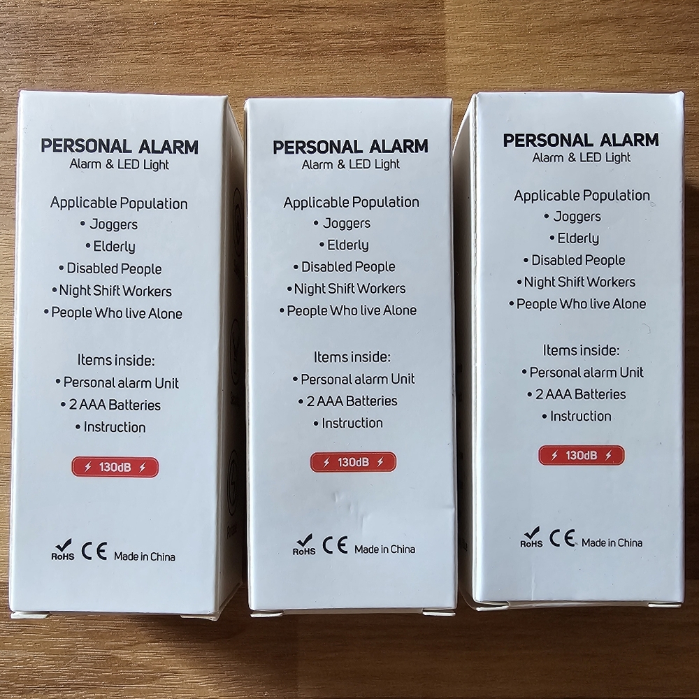 3 personal alarm keychains - Picture 3 of 5